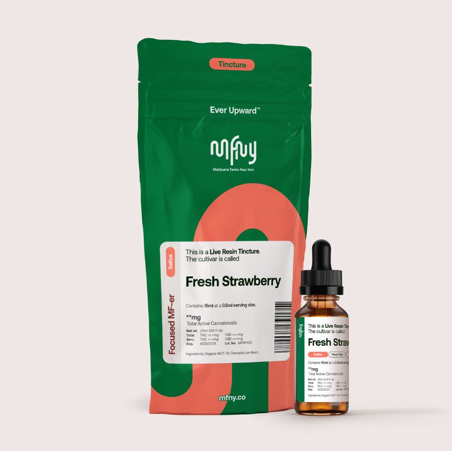 MFNY Live Resin Tincture (15ml) / Fresh Strawberry