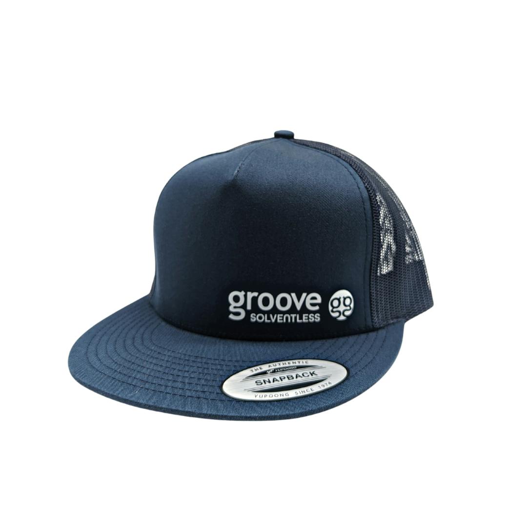 Groove Trucker Hat Line Logo (Navy)