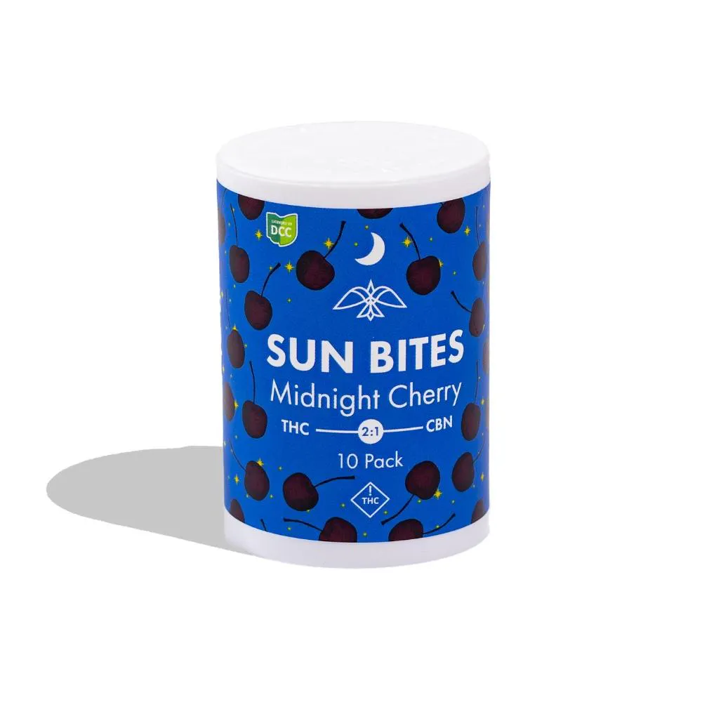 Firelands Scientific | Midnight Cherry 2:1 CBN 10pc | 100mg Sun
