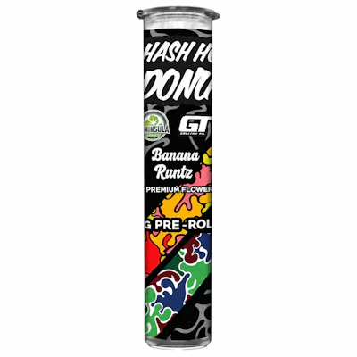 Peninsula - 1.6g Hash Hole Donut - Runtz x Banana Runtz - PRE_ROLLS by Peninsula Gardens at King of Budz