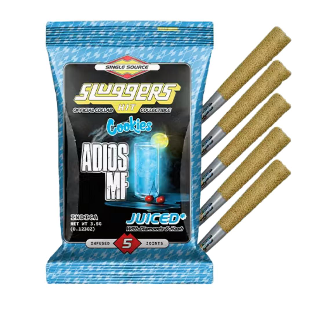ADIOS MF INFUSED 5PK PREROLLS