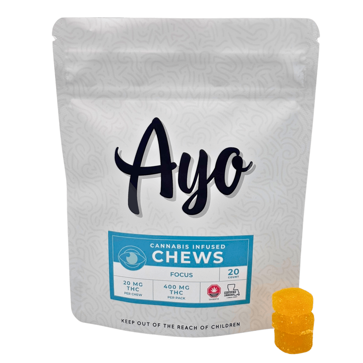 Ayo: Gummies | Focus Blend | 400mg | 20pk | NOLA - Kenner