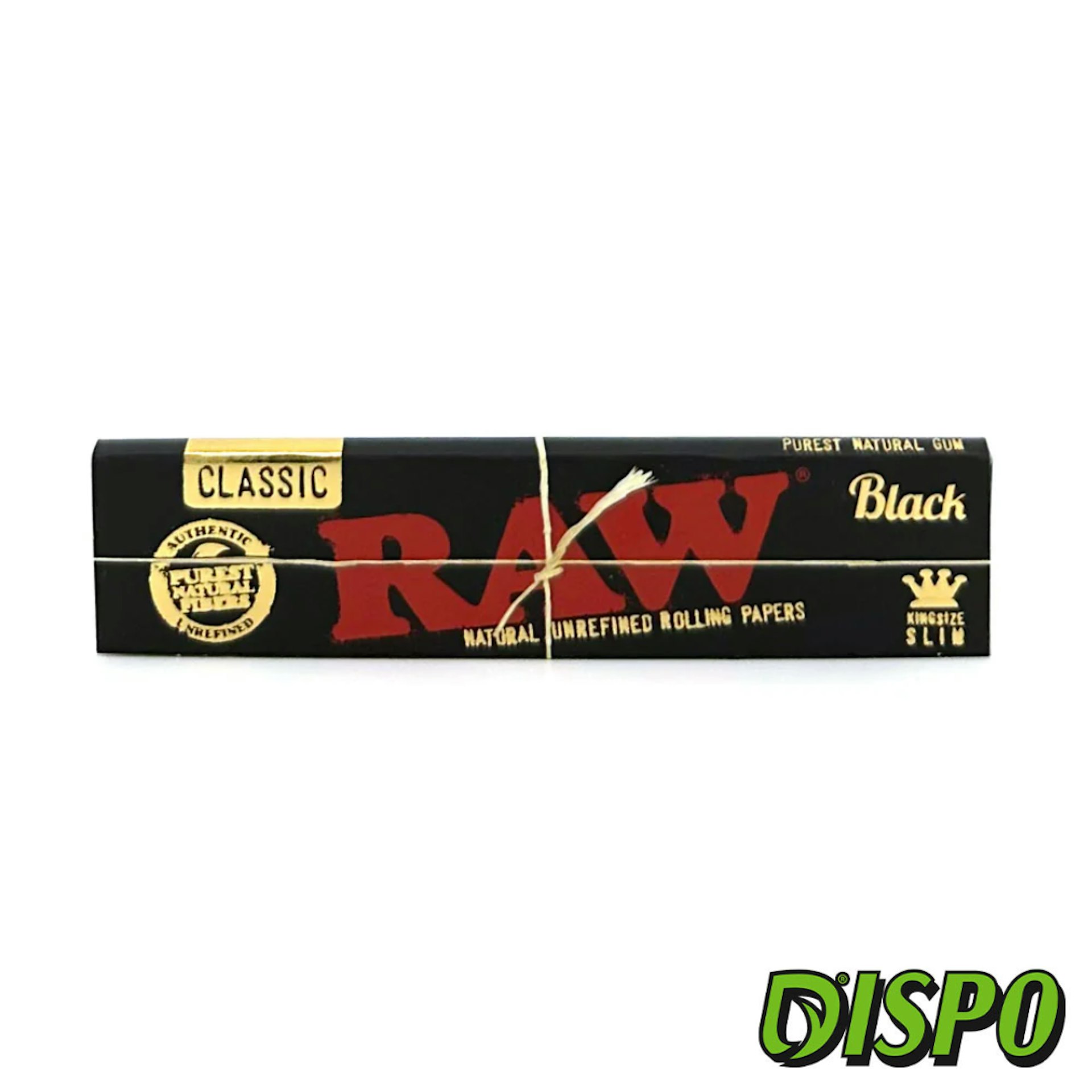 Raw Black Classic Rolling Papers King Size Slim