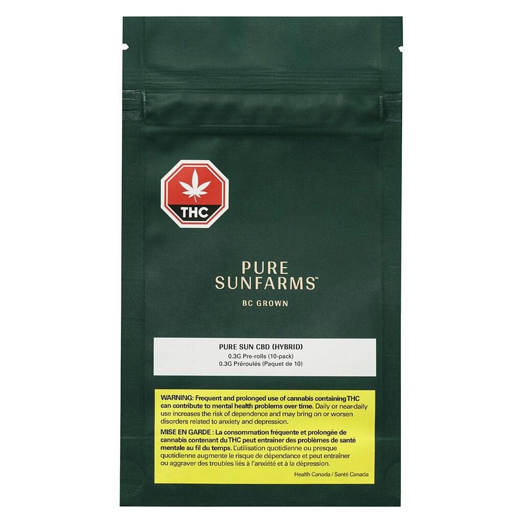 Pure sun cbd pre-roll 10-pack | 3g-1