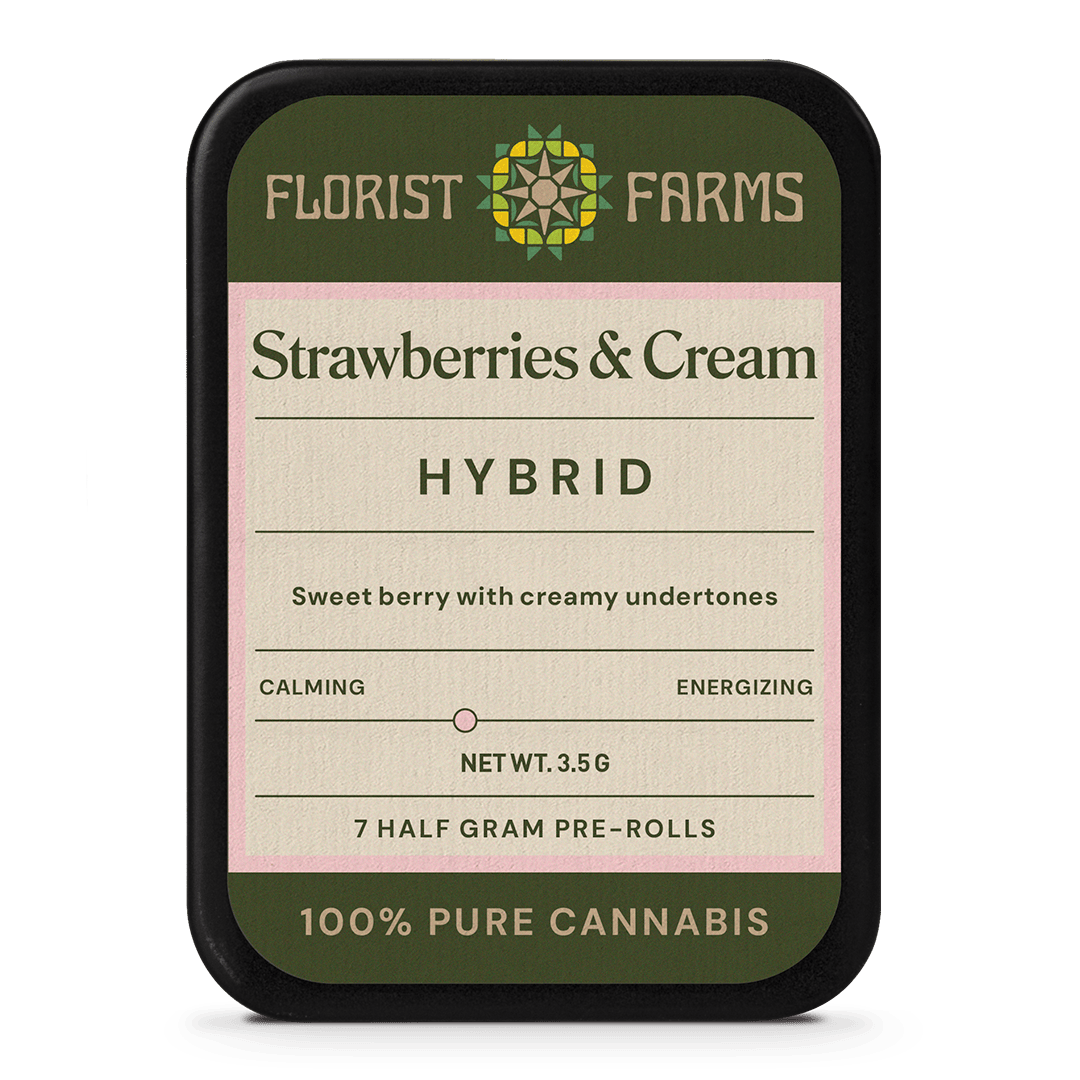 Florist Farms | Strawberries & Cream | 7pk Pre-rolls | 3.5g