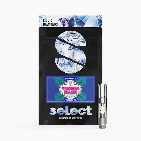 Tropic Haze (S) - 0.5g Liquid Diamonds Terpologist Vape Cart - Select