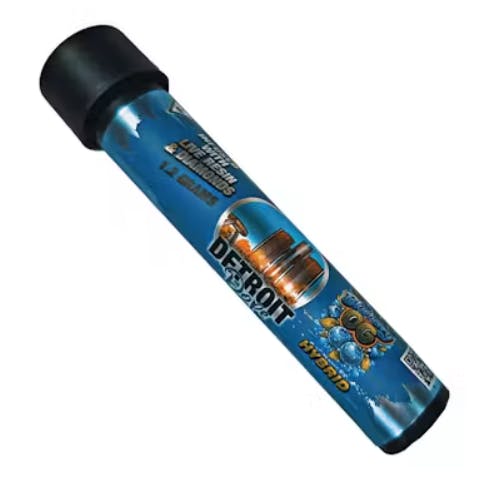 Detroit Dope | Blueberry OG | 1.2G Liquid Diamond and Live Resin Infused Pre-Roll