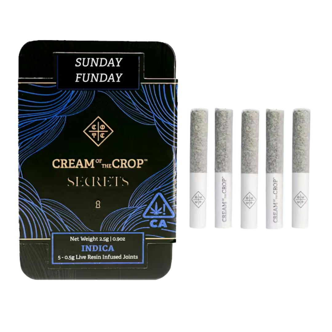 SUNDAY FUNDSAY LIVE RESIN INFUSED 5PK PREROLLS
