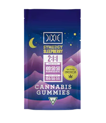 Dixie - 100mg CBN: 50mg CBD: 50mg THC Gummies - Sleepberry (I)