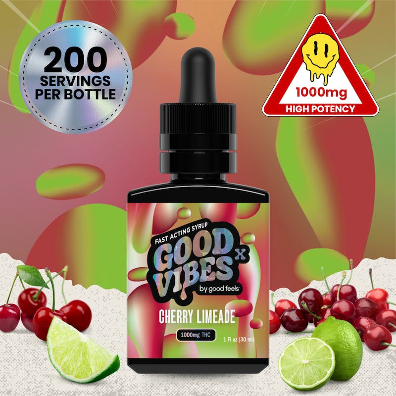 Product Good Vibes X - Cherry Limeade Tincture (1000mg)