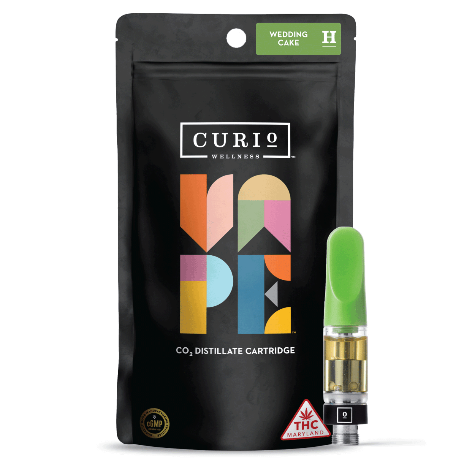【1ml×2本】CNP + H4CBDリキッド 90％WEDDING CAKE THC Liquid 89mg - Wedding Cake, sweet flavor & strong effects