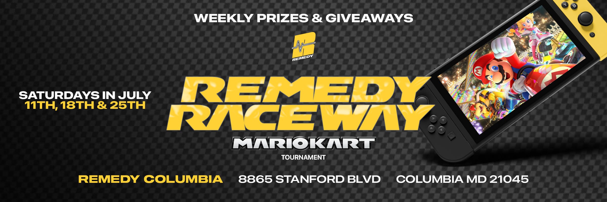 Remedy Gaming tournament every saturday at the largest dispensary in maryland