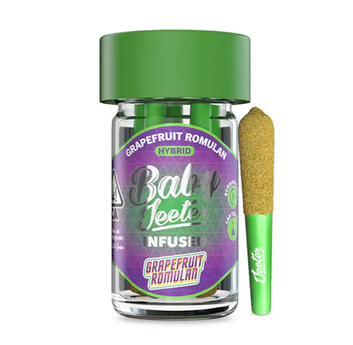 Grapefruit Romulan Baby Jeeter Infused Pre-Roll 5-pack | 2.5g-1