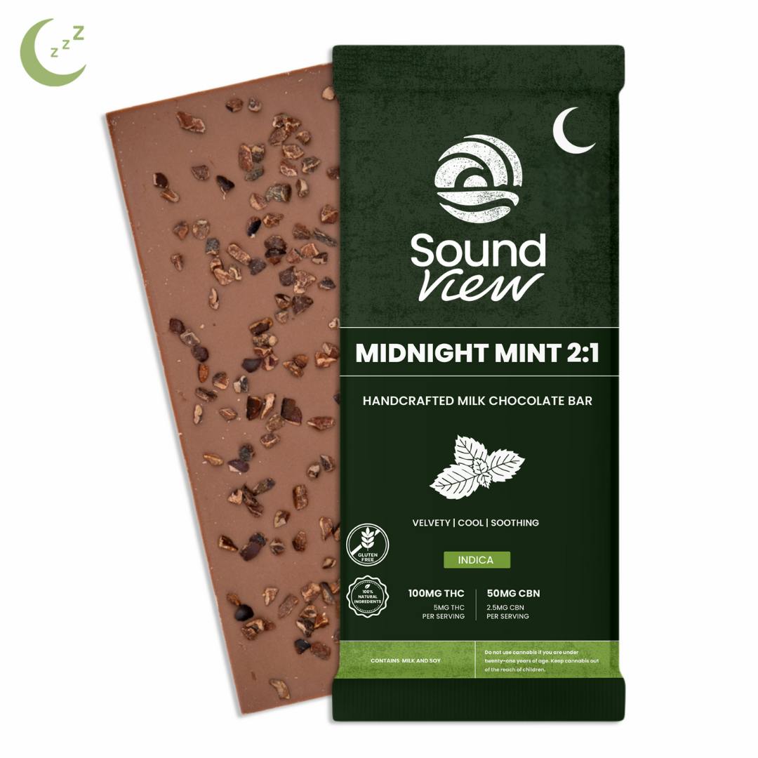 Midnight Mint Milk Chocolate Bar 2:1 CBN T93.2 N50.6 (00225) 20pc