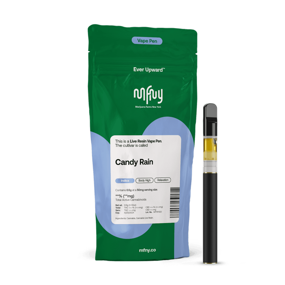 Image of Candy Rain | .5g Live Resin Vape Pen