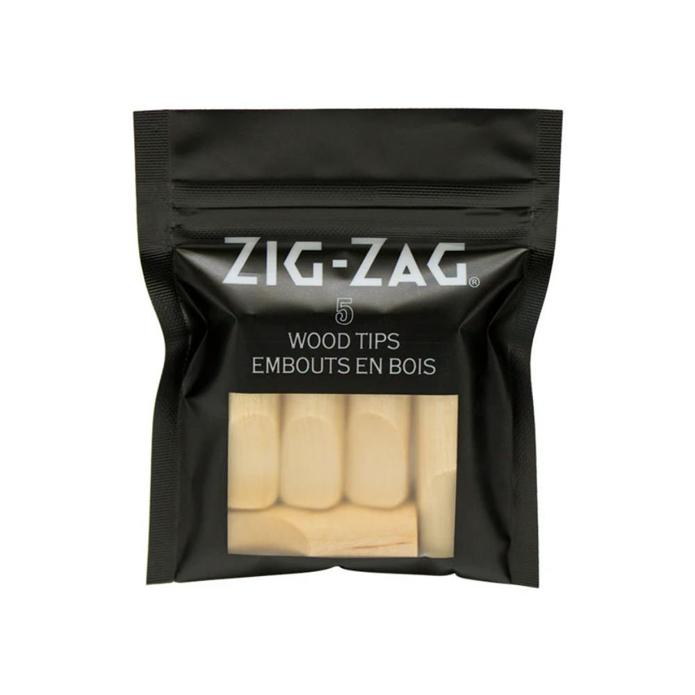 Zig zag tips - wood - 5pk