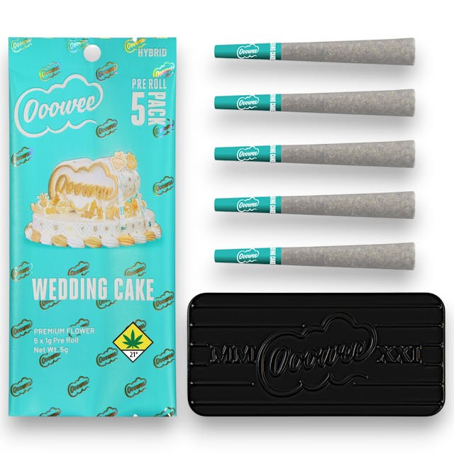 Ooowee - 5/1G Pre-Roll - Wedding Cake - 5g