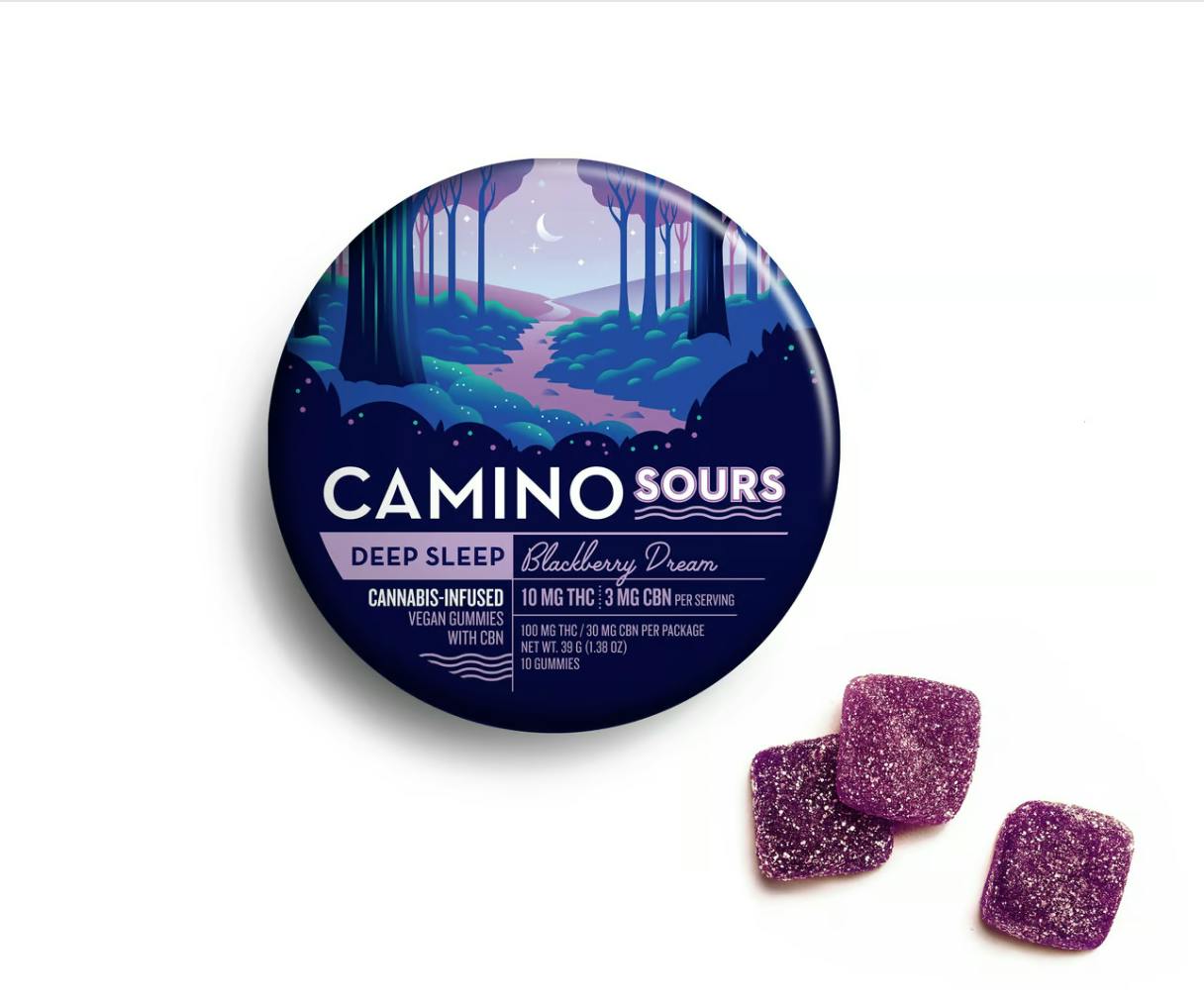 Product Blackberry Dream (1:1:1 CBD/THC/CBN) - Sleep Gummies (20CT)