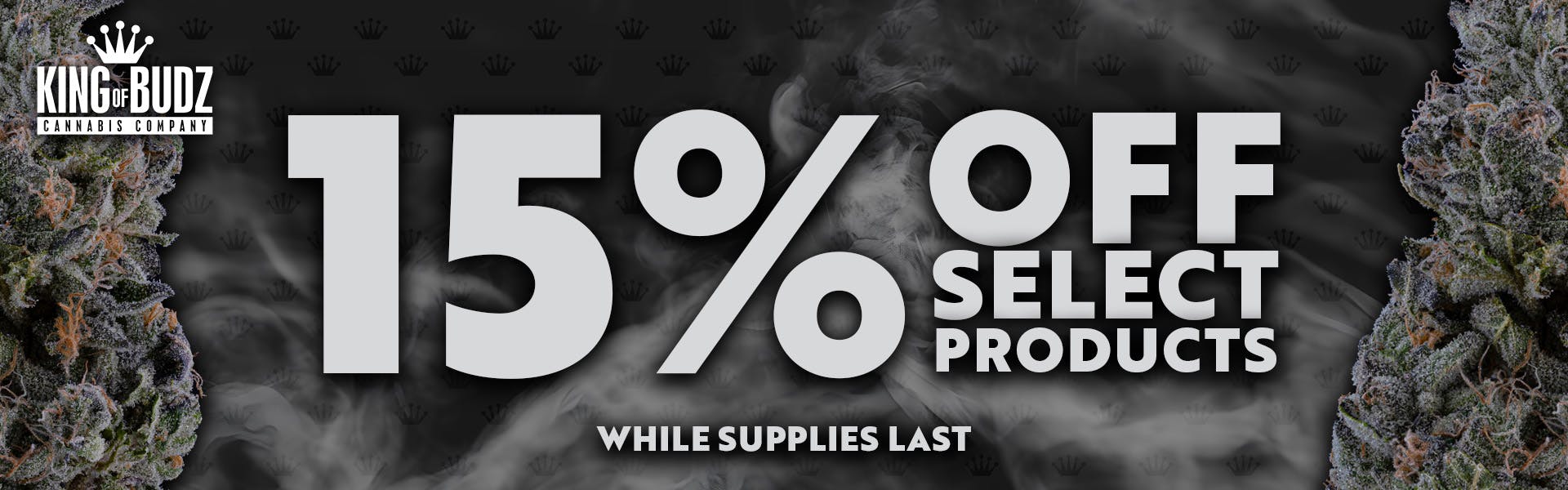 15 Percent OFF Select Products