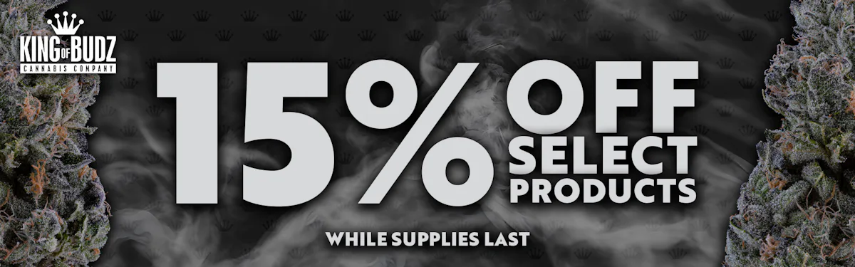 15 Percent OFF Select Products