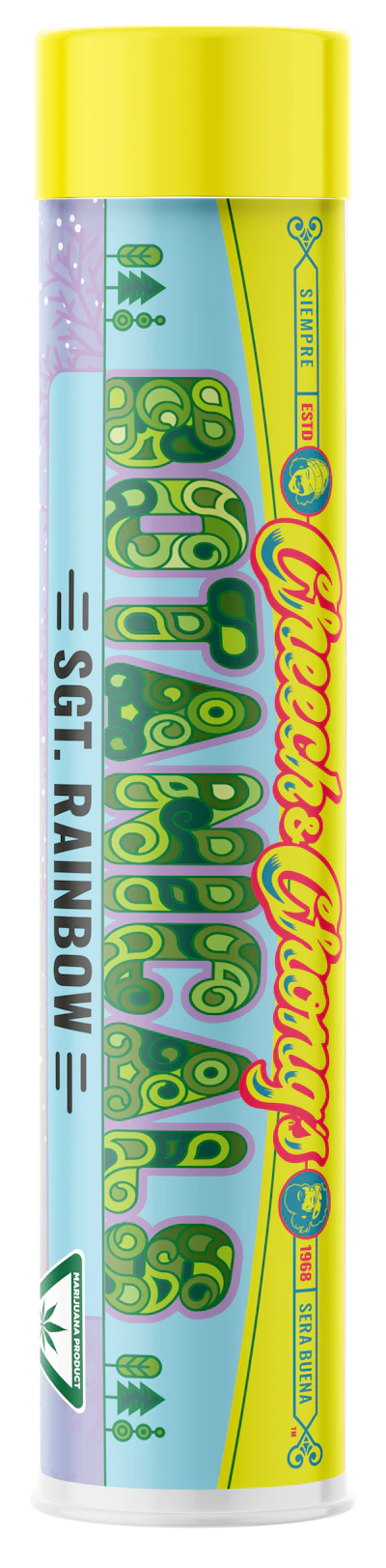 Cheech & Chong - 1.2g Infused Preroll - Sgt. Rainbow