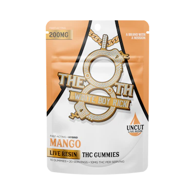 The 8th - 200mg LIve Resin Gummies - Mango