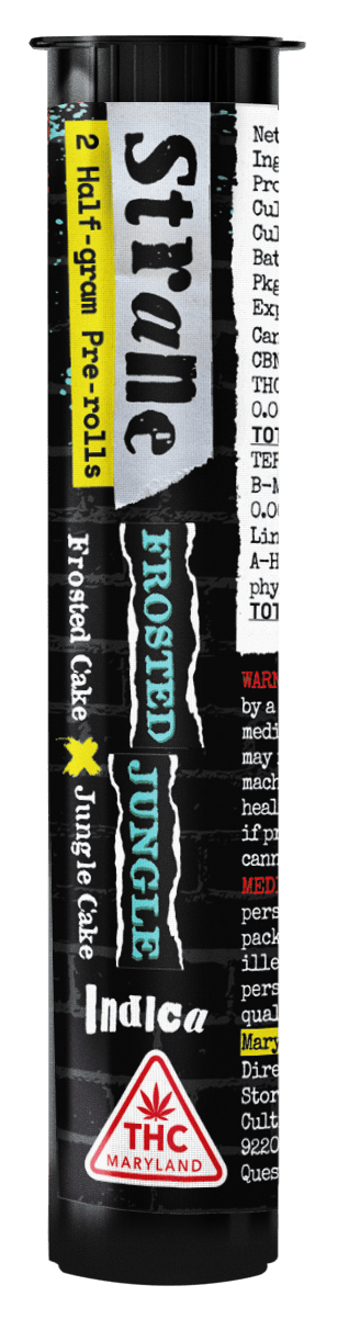 Shop Strane Frosted Jungle Pre-Rolls 0.5g 2pk in Hagerstown | DISTRICT