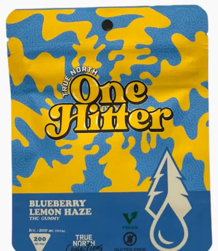 True North One Hitter Blueberry Lemon Haze Edible Gummy 200mg