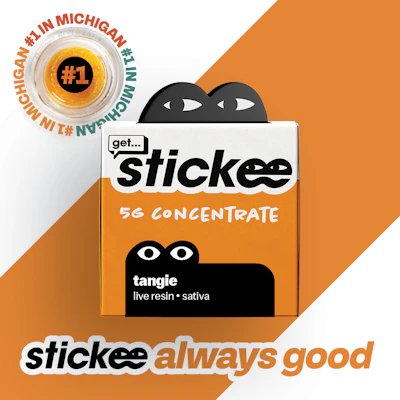 STICKEE | Tangie | Sativa | Live Resin Concentrate | 5G - CONCENTRATES by Stickee at King of Budz