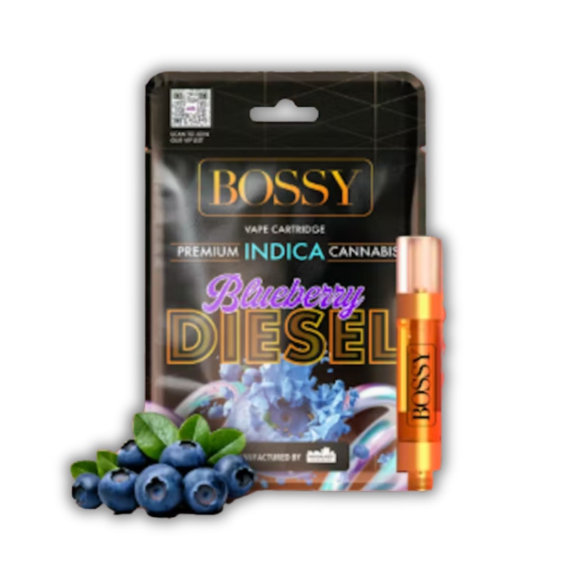 Bossy | Distillate 510 Cart | Blueberry Diesel | 1g