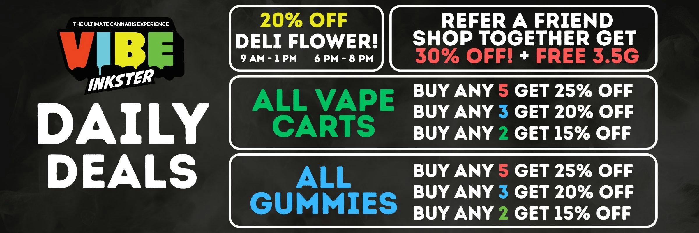 WEEKLY DEALS!