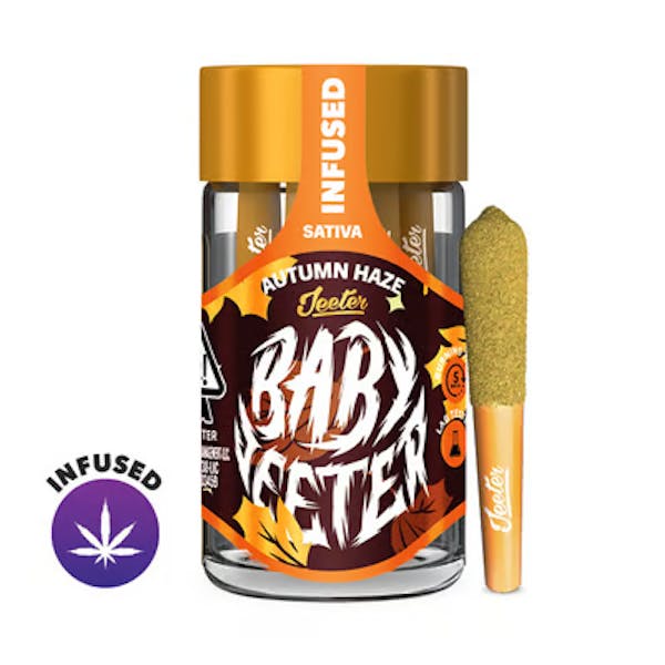 Autumn Haze (S) - 2.5g | 5pk Infused Pre-Rolls - Baby Jeeter