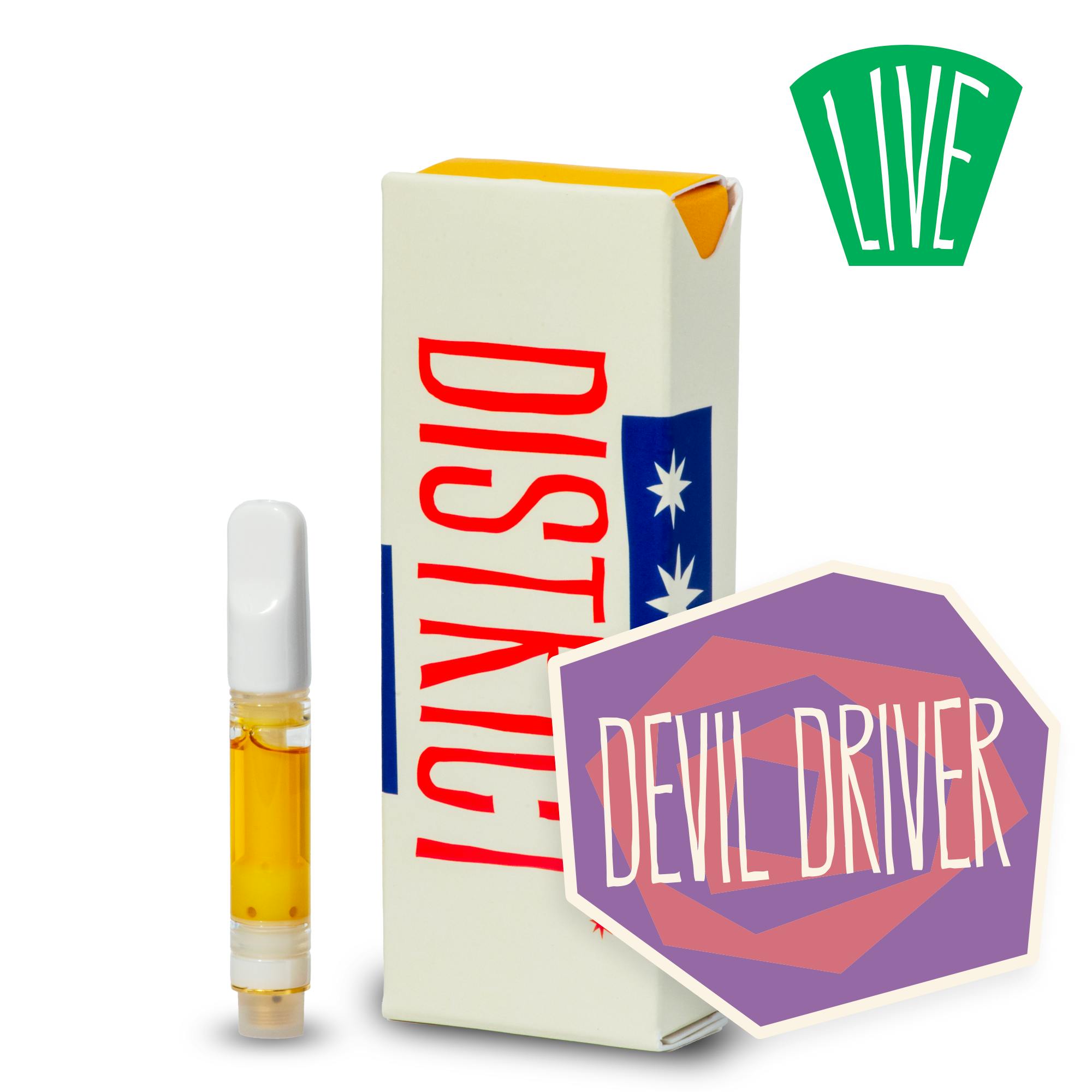 Shop District Cannabis Devil Driver Live Vape Cartridge in Hagerstown |  DISTRICT