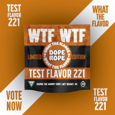 DOPE ROPE WTF | Test Flavor 221 | 200MG | LIMITED EDITION - EDIBLES by Gummy Demarco at King of Budz