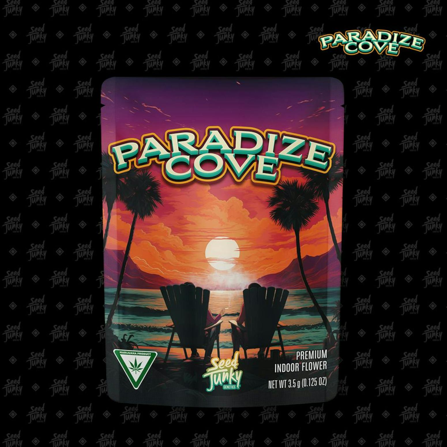Product: Seed Junky | Pre-Packed - 3.5g - Paradize Cove
