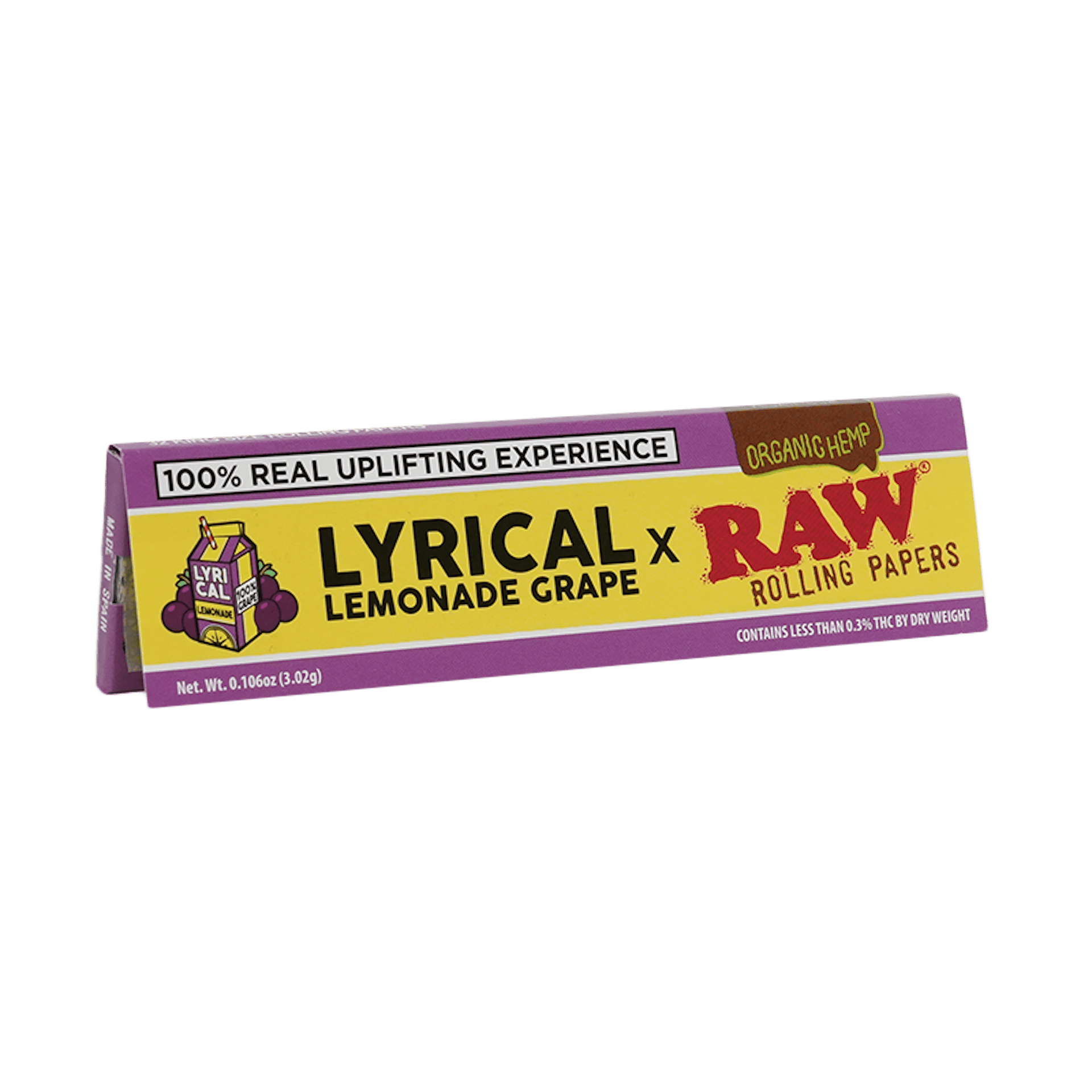 Raw X Lyrical Lemonade Rolling Papers