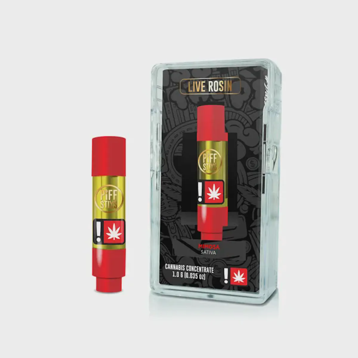 Piff Stixs 1g GIGGLE CLIPS Live Rosin Glass Cart 1g Vaporizers | Piff ...