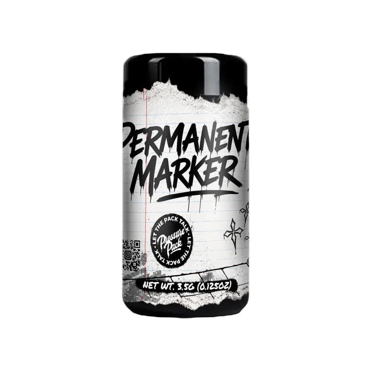 Pressure Pack - 3.5g Prepack Jar - Permanent Marker