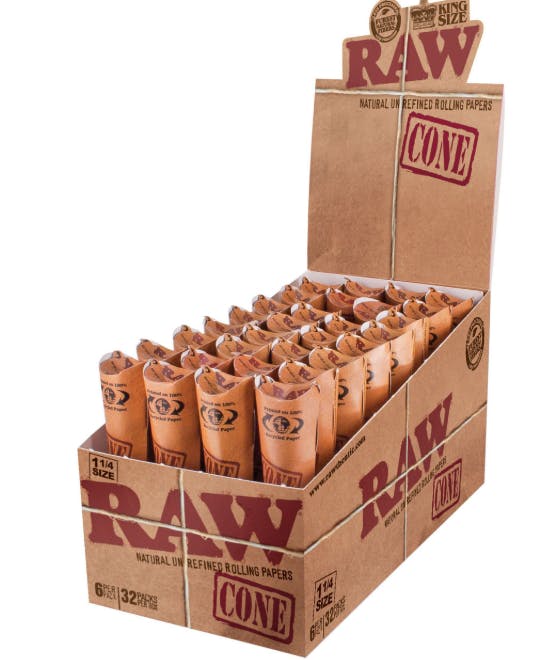 Product Raw | Classic Cones - 1-1/4 - 6pk