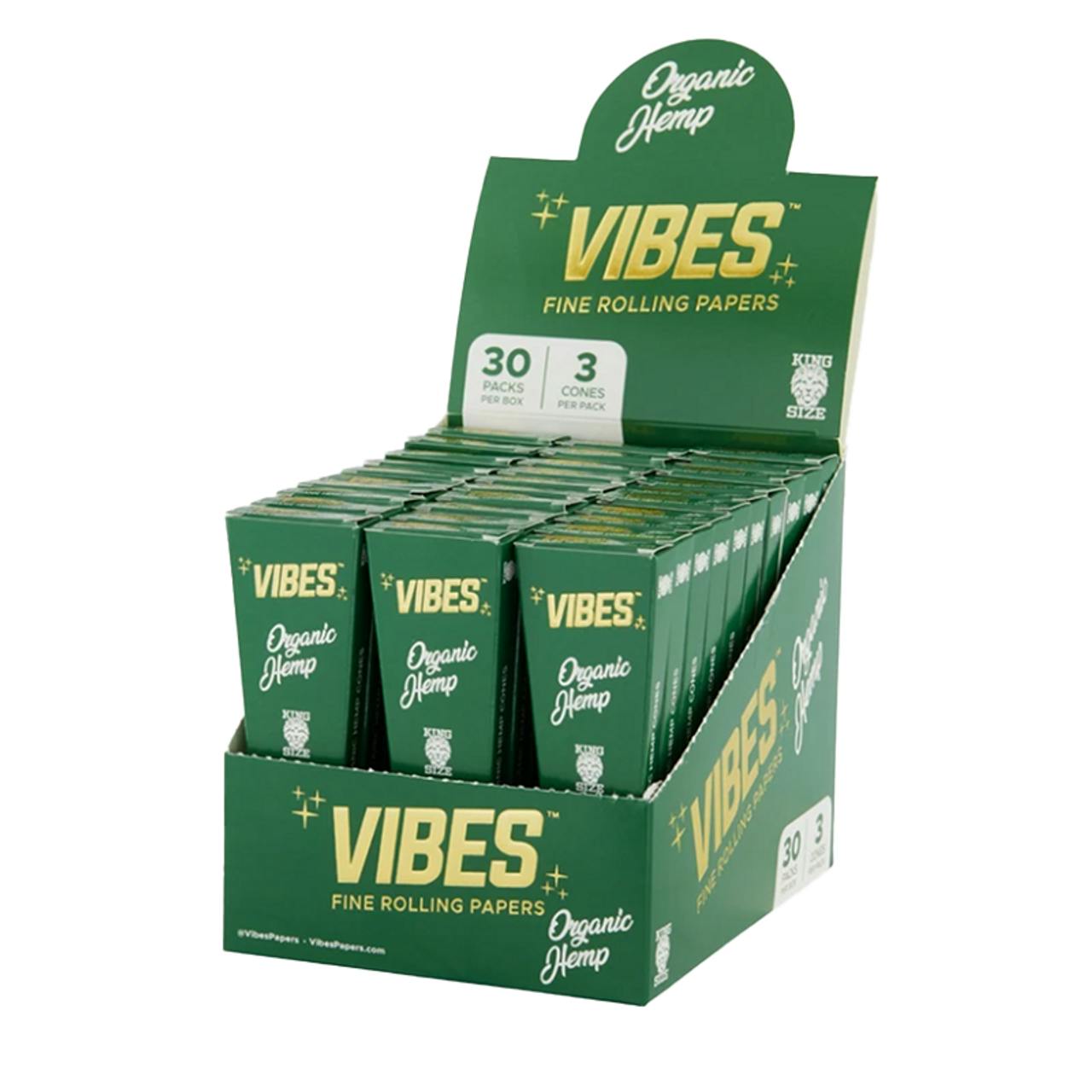 VIBES CONES COFFIN KING SIZE ORGANIC HEMP