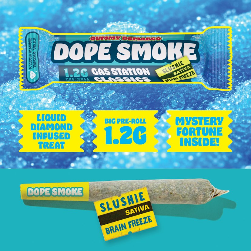 DOPE SMOKE | Slushie | Liquid Diamond Infused Joint | 1.2G