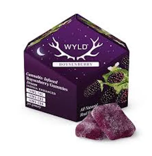 Boysenberry 1:1:1 CBD:CBN + Indica Enhanced Gummies | 100mg THC:CBD:CBN-1