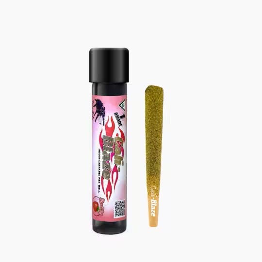 Product: CALI BLAZE | STRAWBERRY (TARANTULA) | INFUSED PRE-ROLL INDICA