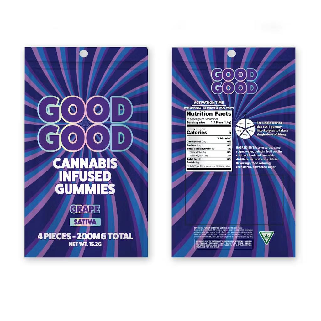 Good Good - 200mg Gummies - Grape