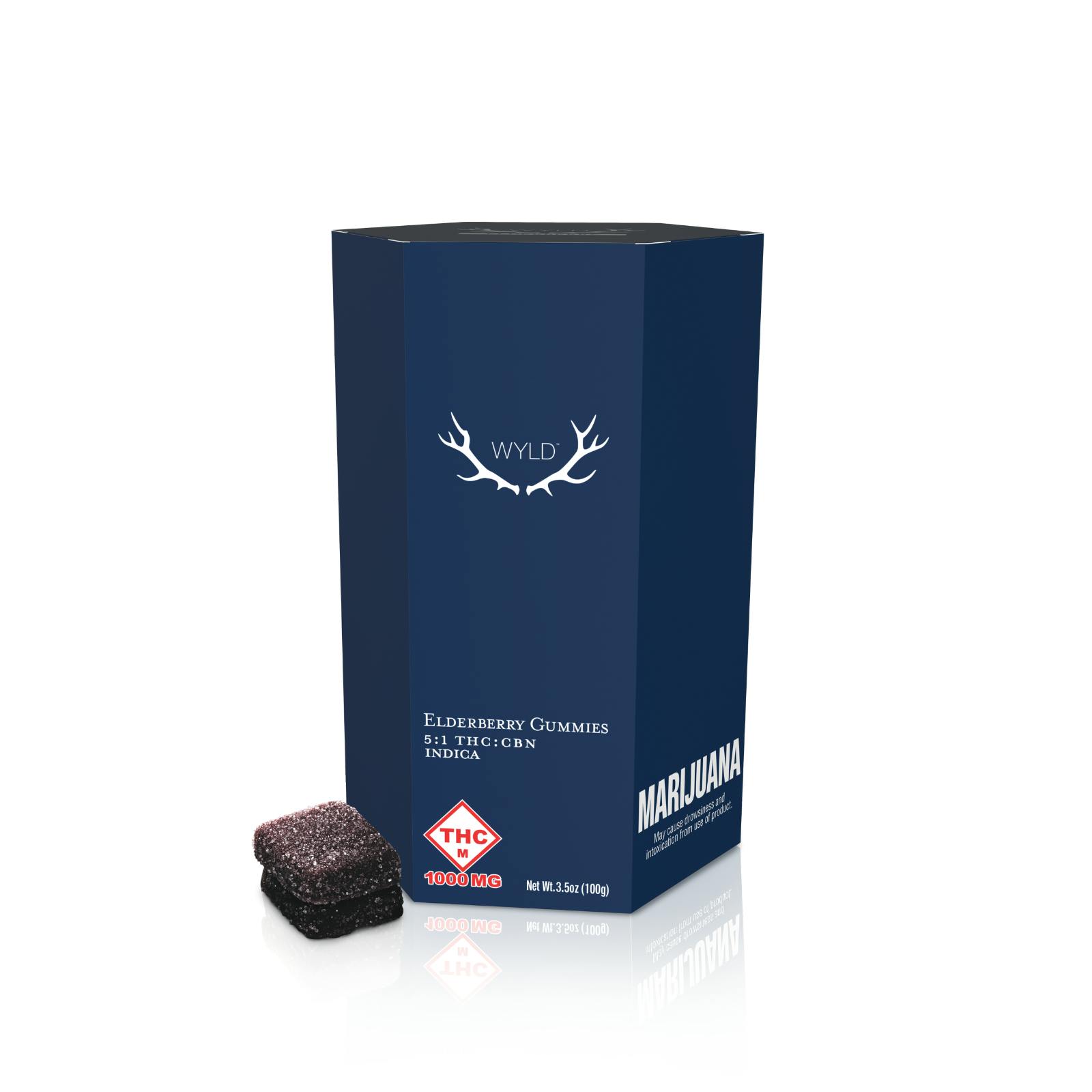 Buy Wyld Elderberry | 5:1 THC:CBN | Gummies 1000mg Online - From
