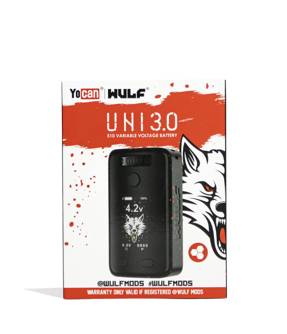 Wulf Mods | UNI 3.0 | Black/Red Spatter | Garden Remedies Rec