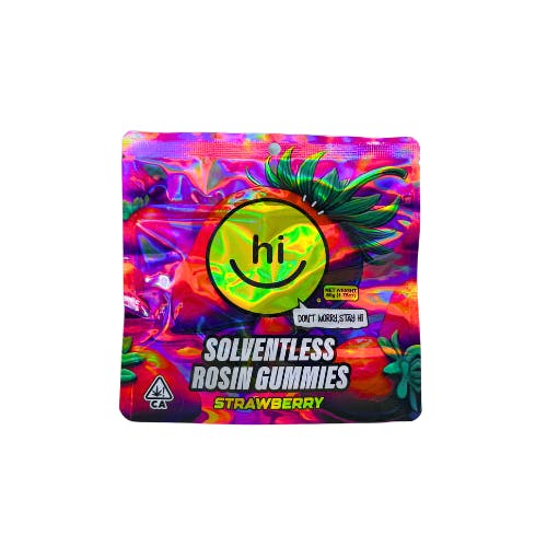 STRAWBERRY ROSIN GUMMIES