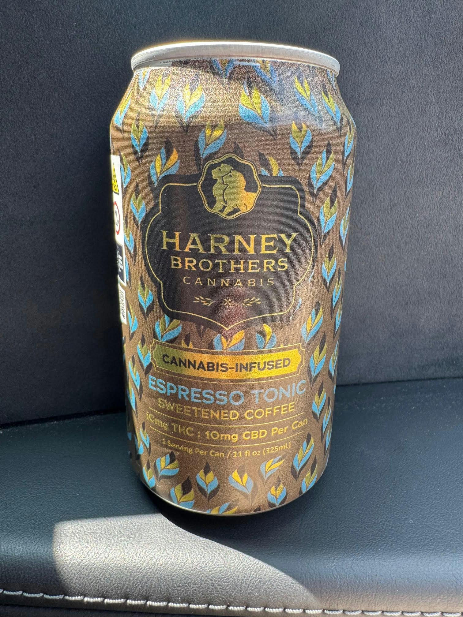 Beverages | Harney Brothers | Espresso Tonic 12oz Single Can | 5mg