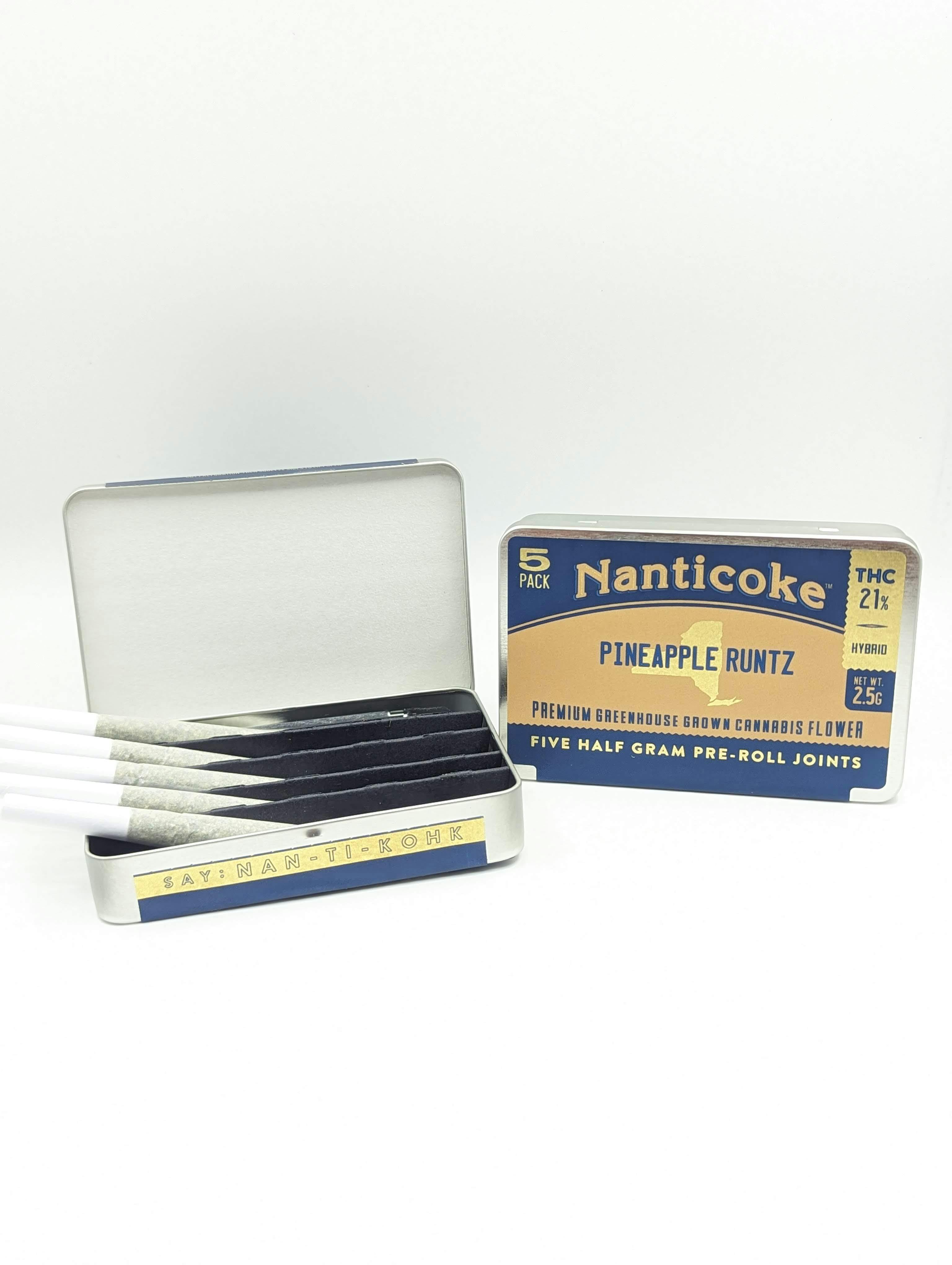 Nanticoke- 5pk Pre roll - Pineapple Runtz