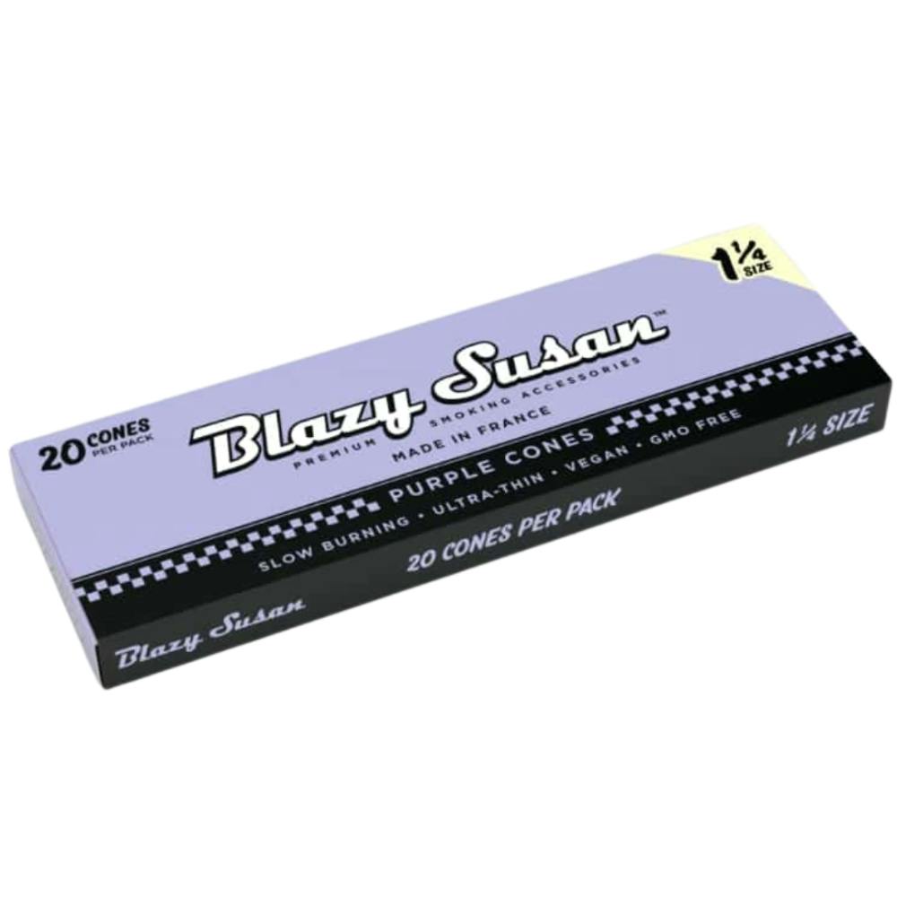 Blazy Susan - Purple Paper Cones 78mm (1 – 1/4) 20Ct